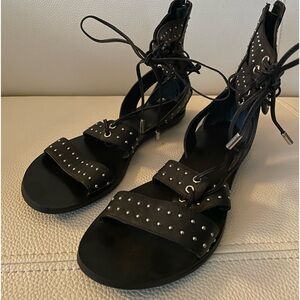 Gladiator embellished sandal; great condition.